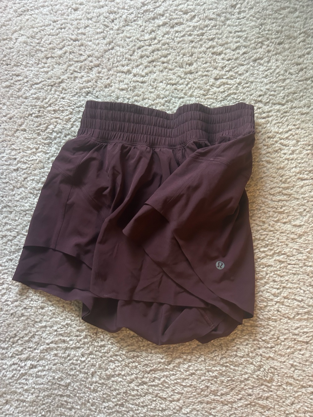 lululemon athletica Women's Athletic Shorts in Deep Plum